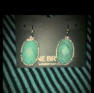 Faux Turquoise Dangles